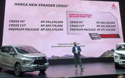 Giá bán Mitsubishi Xpander  tăng nhẹ nhưng được hưởng ưu đãi về thuế